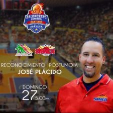 CON HOMENAJE PÓSTUMO A JOSÉ PLACIDO SIGUE HOY DOMINGO 5PM #BASKETDESANTIAGO