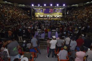 Peledeístas de Santiago estremecen la Gran Arena en respaldo a gestión de gobierno de Danilo Medina