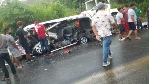 Accidente en carretera Maimón-Cotuí deja cuatro personas muertas y varias heridas