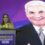 Aura Toribio llama santiagueros a apoyar proyecto presidencial Gonzalo Castillo, asegura representa innovación y futuro