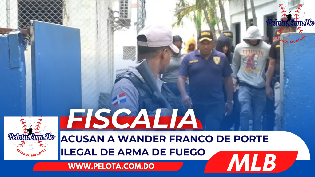 Acusan a Wander Franco por porte ilegal de arma de fuego